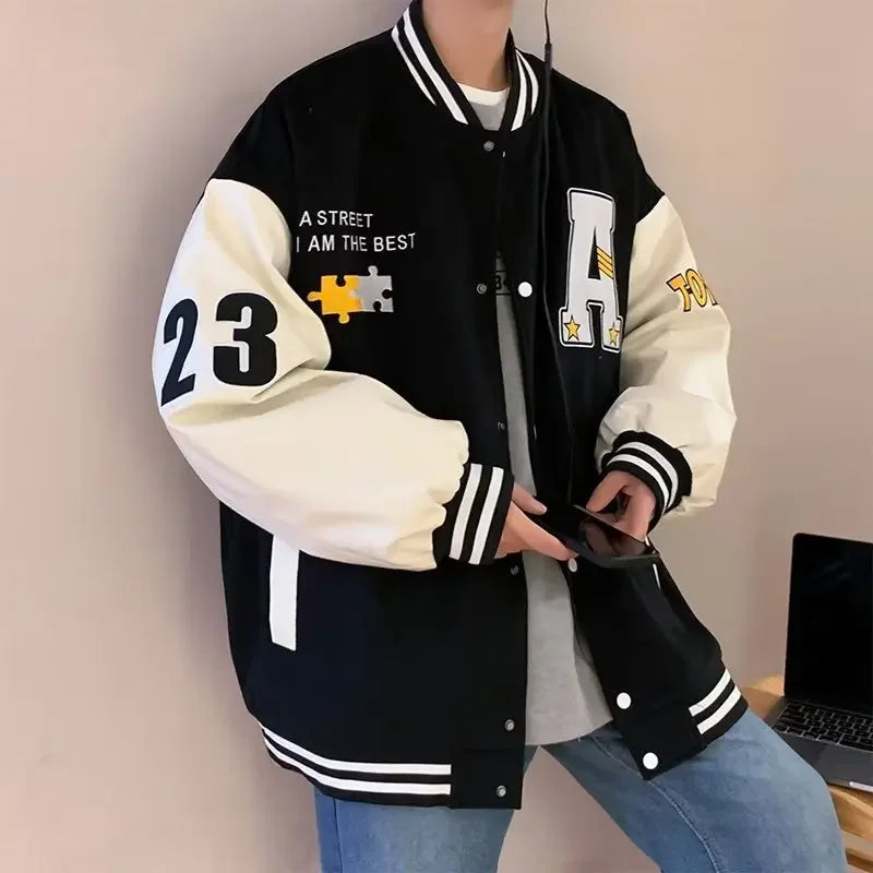 Herren Jacke Vintage Basketball Jacke für Herren