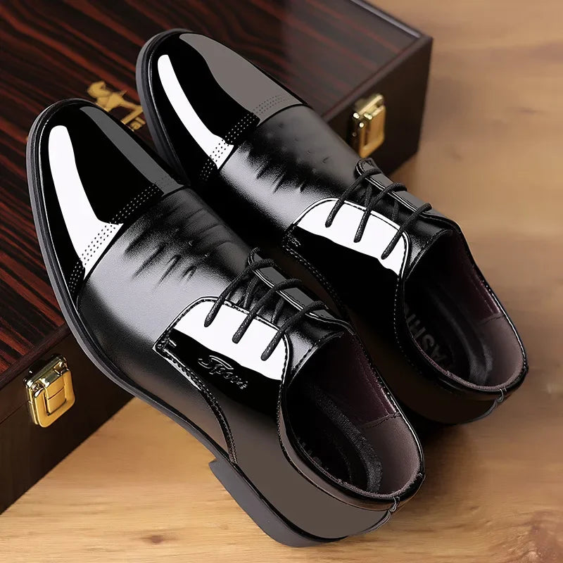 Herren Luxus Schuhe Buisness Schuhe Hochzeit