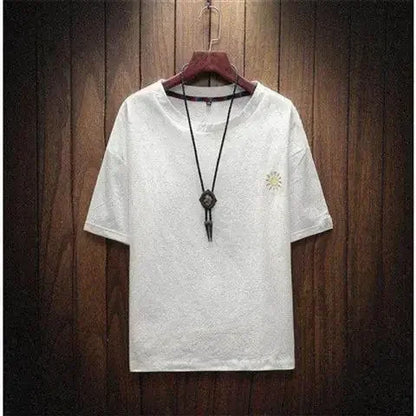 Clothing O Neck 5Xl Man Tee Shirts Basic T Shirt for Men Linen Top Cotton Streetwear Ordinary High Quality New in Original Cheap